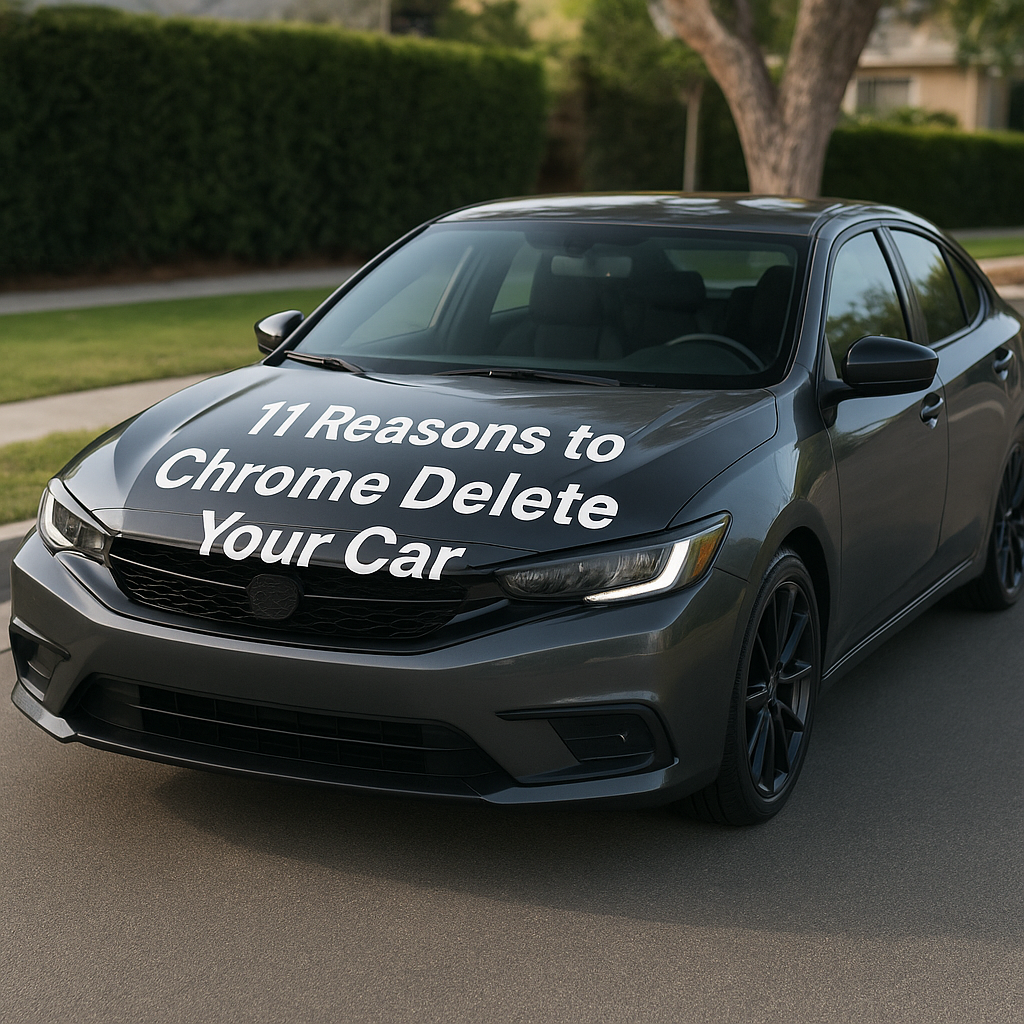 11 Reasons to Chrome Delete Your Car