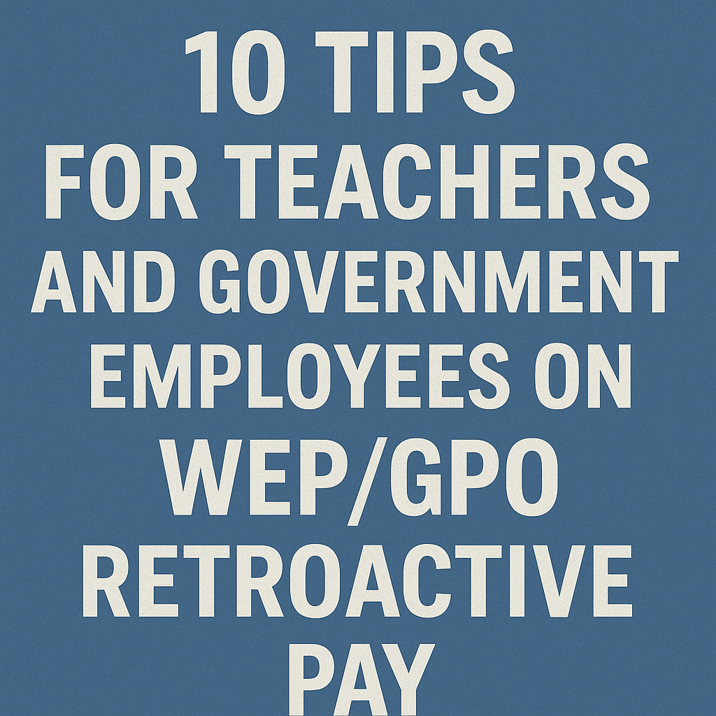 social security wep gpo retroactive payments