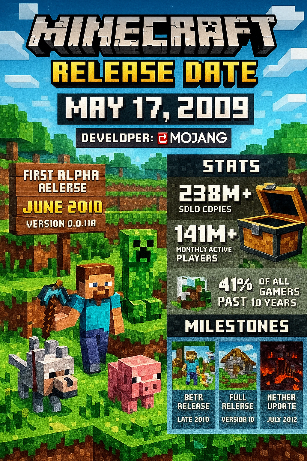 when did minecraft come out