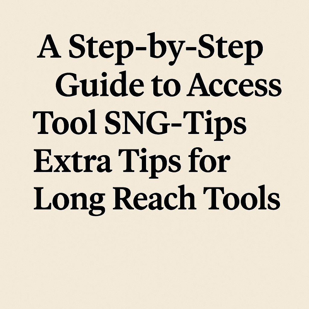 access tool SNG-tips extra tips for long reach tools