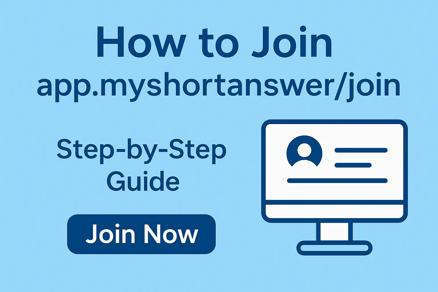app.myshortanswer/join
