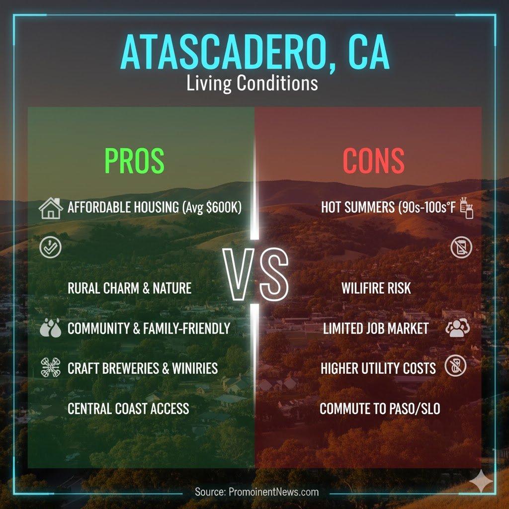 atascadero ca pros vs cons living conditions