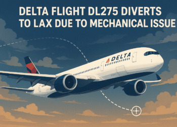 delta flight dl275 diverted lax