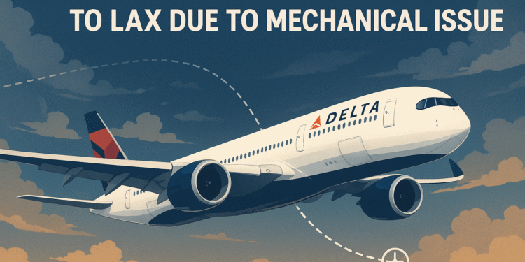 delta flight dl275 diverted lax