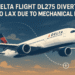 delta flight dl275 diverted lax