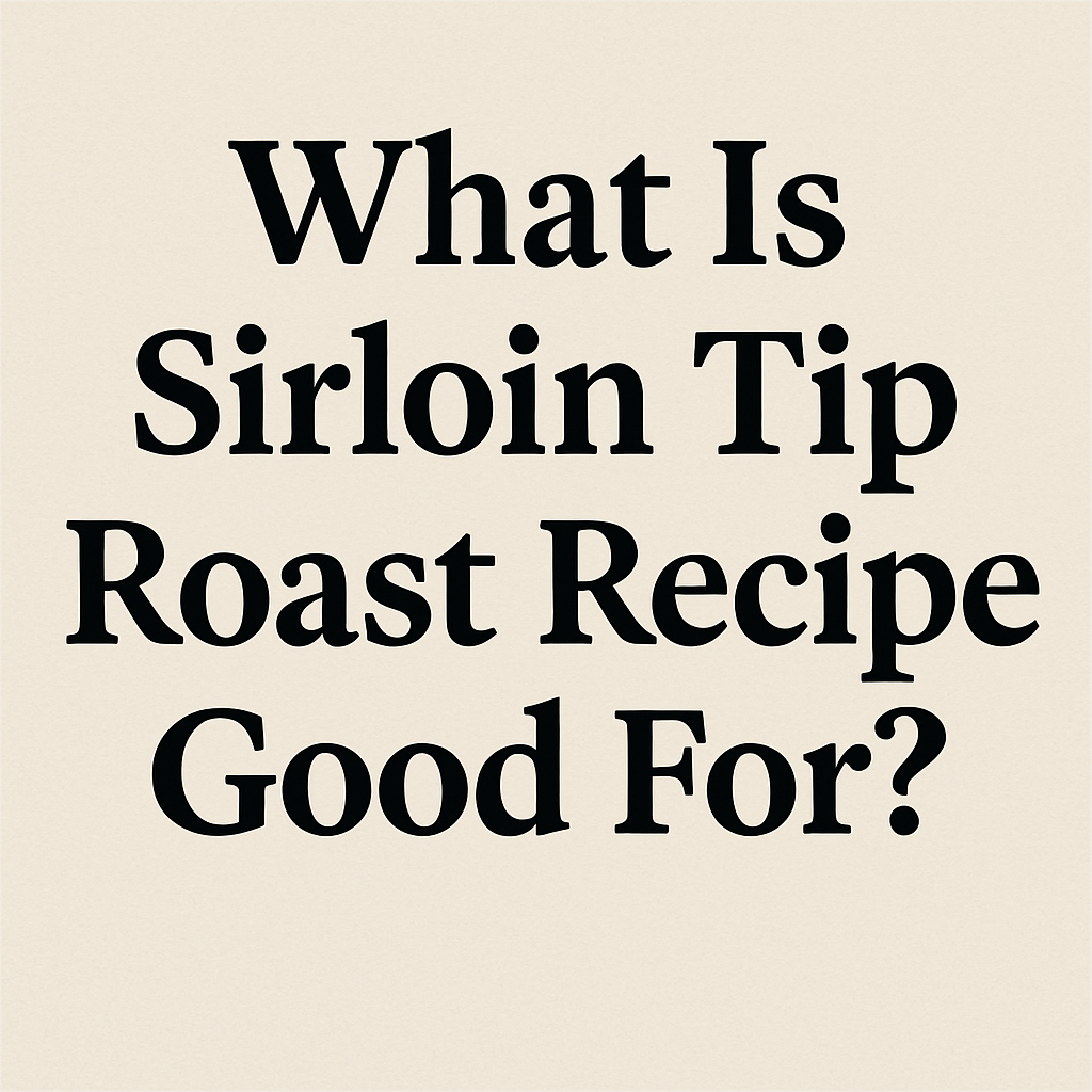 sirloin tip roast recipe