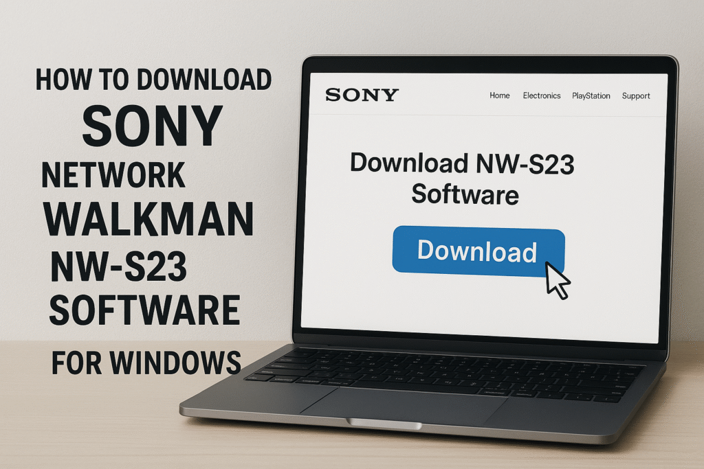 sony network walkman nw-s23 software download