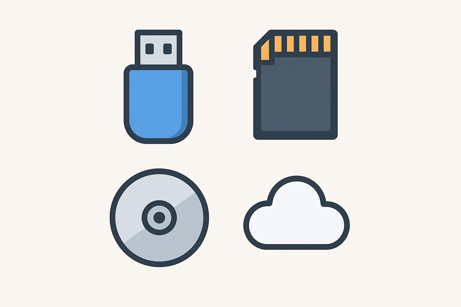 which of the following is an example of removable media