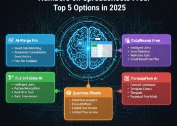 best ai spreadsheet tool for combining numbers on spreadsheets free