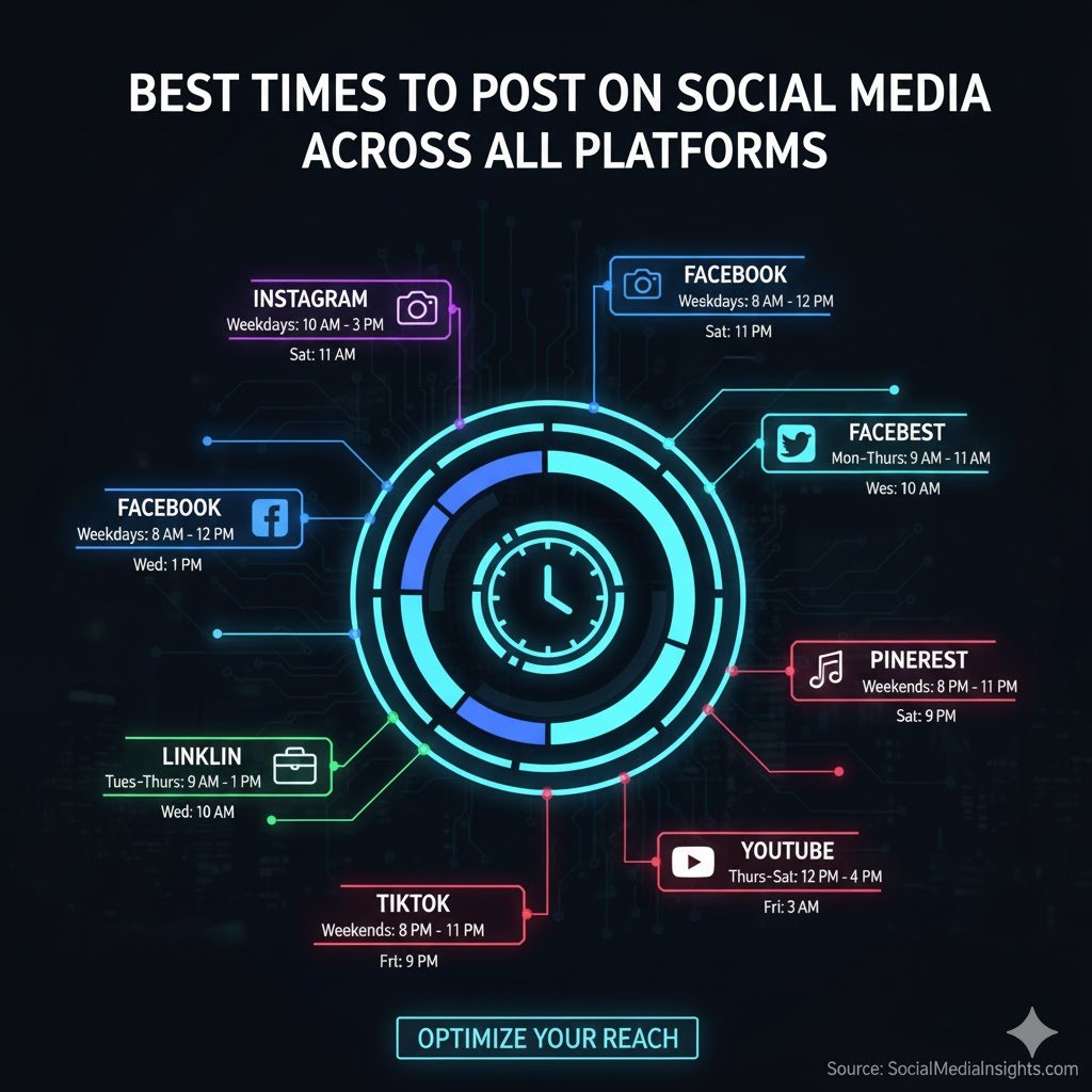 best times to post on social media