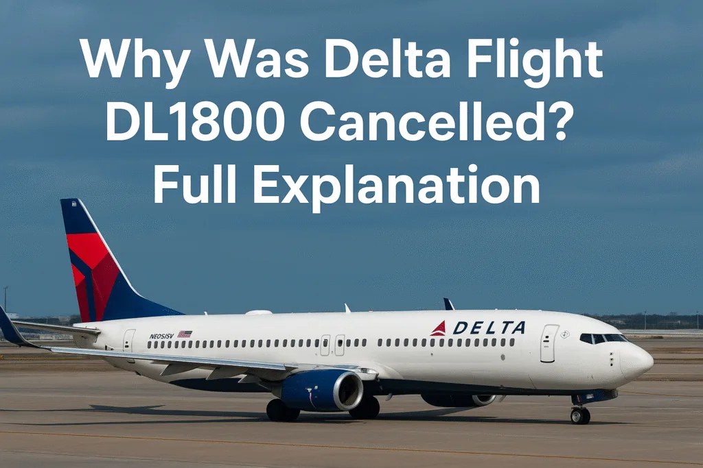 delta flight dl1800 cancellation