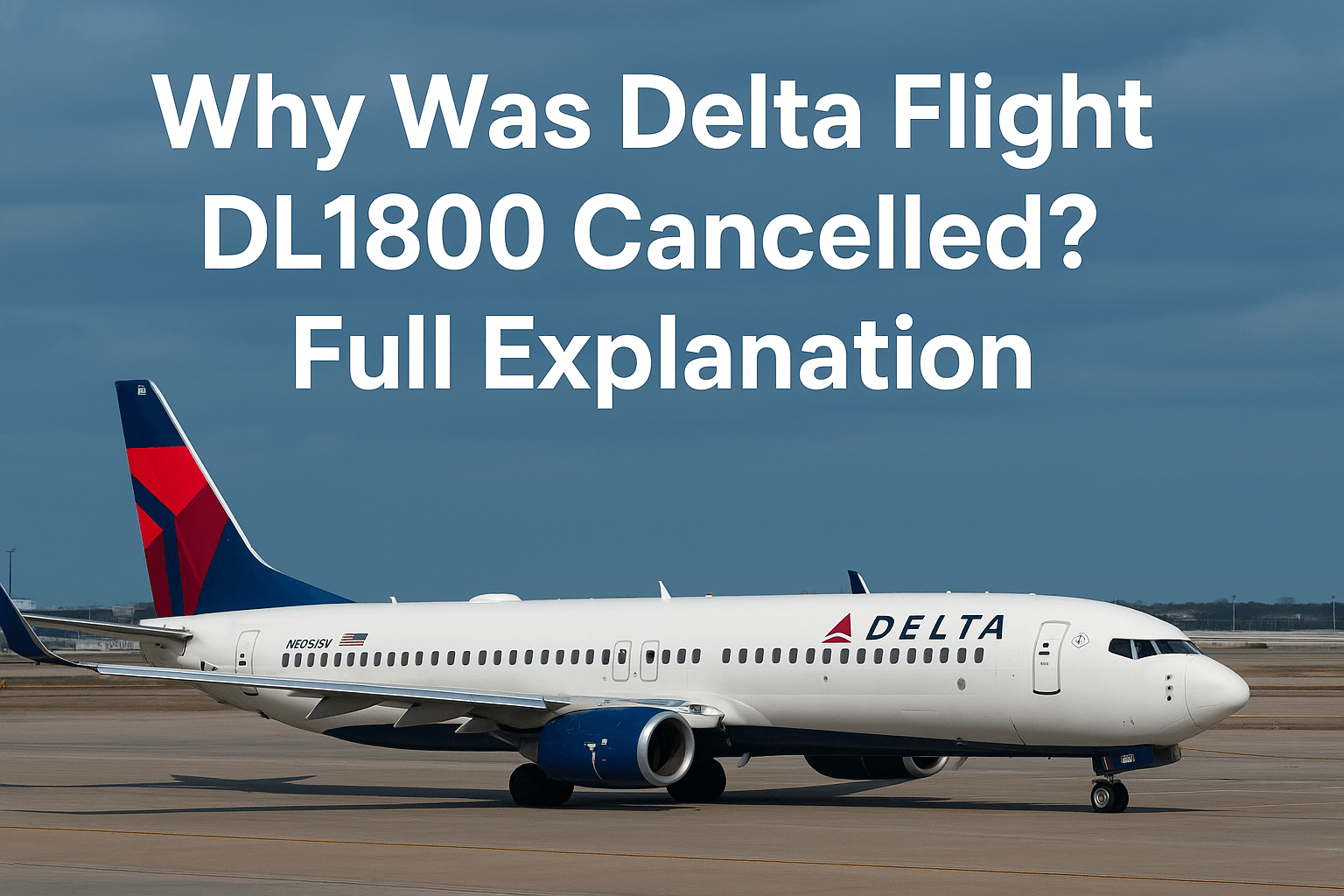 delta flight dl1800 cancellation
