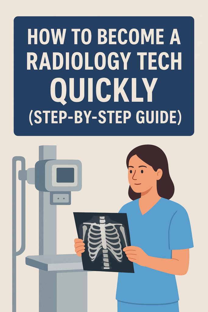 fastest way to become a radiology tech