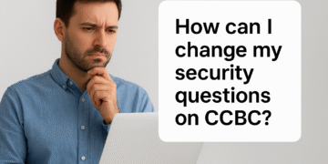 how can i change my security questions on ccbc