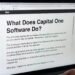 What does Capital One software do?