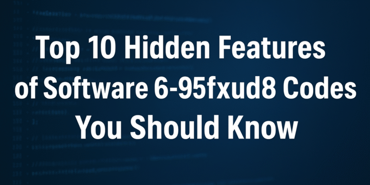 software 6-95fxud8 codes