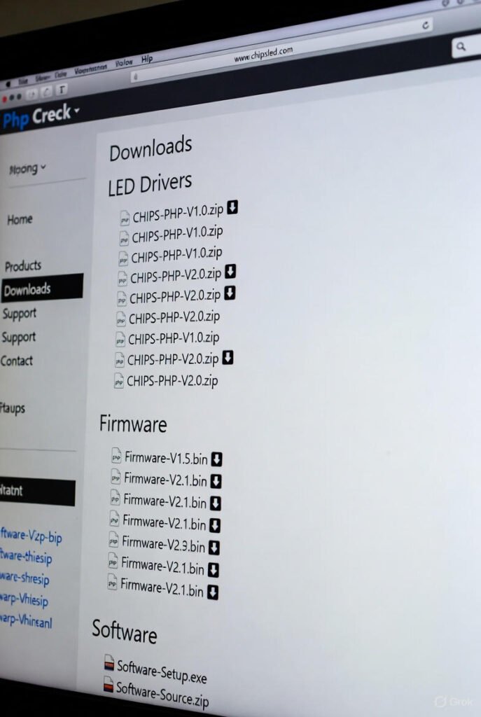 www chipsled com download php