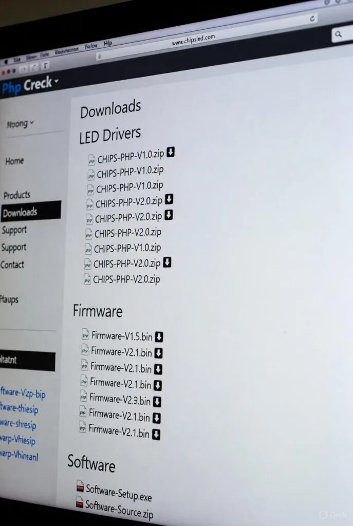 www chipsled com download php