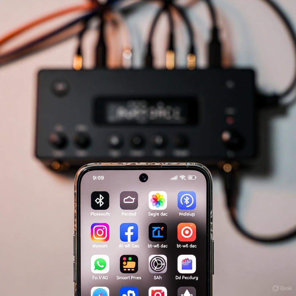 android app compatible with bt-w6 dac