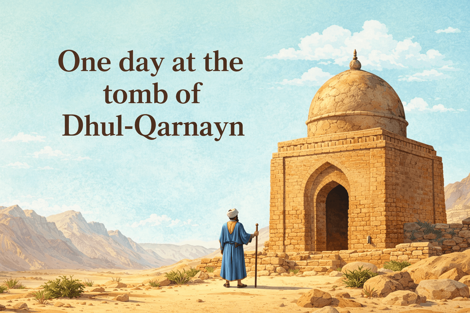 One day at the tomb of Dhul-Qarnayn